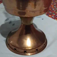 سینی مسی وچراغ قدیمی|لامپ و چراغ|مراغه, |دیوار