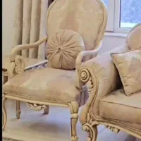 مبلمان کلاسیک سلطنتی ۷نفره|مبلمان خانگی و میز عسلی|بندر انزلی, آخرخط|دیوار