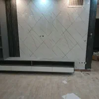 نصاب قرنیز کفپوش ماربل وبین کابینتی تی‌وی وال ...