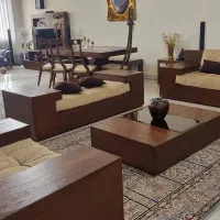 ست کامل مبل و میز ناهارخوری و میز تلویزیون