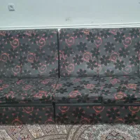 مبل ۷نفره طرح ال راحتی چرم وپارچه