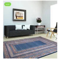 فرش مرینوس کلکسیون سیمرغ طرح نبات  رنگ زرشکی|فرش|ارومیه, |دیوار