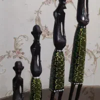 مجسمه چوبی افریقایی|مجسمه، تندیس، ماکت|تهران, اوقاف|دیوار