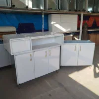 کابینت فلز مناسب سینگ خور پیش ساخته ۱ متر و ۱/۲۰