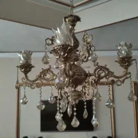 لوستر برنج 4 شاخه