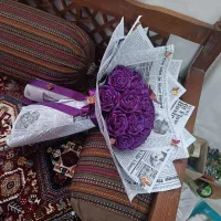 گل روبانی با کیفیت و قیمت اقتصادی ویژه روز مادر|گل مصنوعی|شیراز, محراب|دیوار