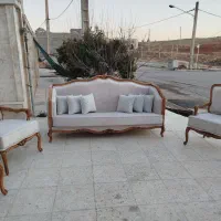 مبل کلاسیک فرانسوی کویین مدل والنسیا ۹نفره