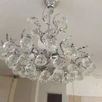 لوستر نقره ای جفت هستش