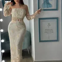 دوخت انواع لباسهای مجلسی شب عروس کاپ دوزی حرفه ای