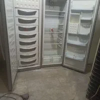یخچال فریزر دوقلو رنگ توسی  الکتور استیل بشرط سالم|یخچال و فریزر|تهران, شهرک گلها (تهرانسر)|دیوار
