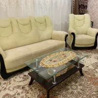 فروش مبل راحتی ۹ نفره به همراه جلومبلی ها