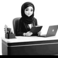 کارشناس دفتری خانم با حجاب