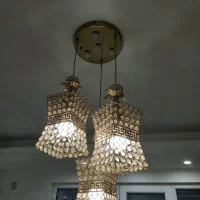 لوستر طلایی|لوستر و چراغ آویز|قرچک, باقرآباد|دیوار
