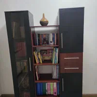 فروش کتابخانه در حد نو (دارای کمد و کشو و ویترین)|کتابخانه، شلف، قفسههای دیواری|تهران, کوهک|دیوار