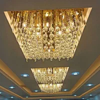 تولید انواع لوستر سقفی کریستالی مدرن|لوستر و چراغ آویز|اردبیل, |دیوار