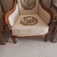 مبلمان با میز و  روکش نایلونی
