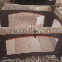 تخت و پارک بچه همراه با تعویض کن مارک چیکو اصل|تخت و صندلی بچه|کرج, گوهردشت|دیوار