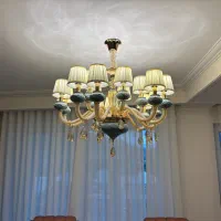 لوستر ۱۶ شاخه کریستالی وارداتی