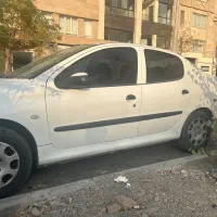 پژو 206 sd v8 بی رنگ