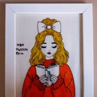 نقاشی روی شیشه|تابلو، نقاشی، عکس|خسروشاه, |دیوار