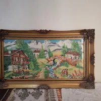 دو عدد قاب سلطنتی چوبی