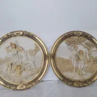 تابلو پلی رزین برجسته گلدکیش