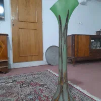 گلدان کنار سالنی قدیمی کار دست|کلکسیون اشیاء عتیقه|قم, آزادگان|دیوار