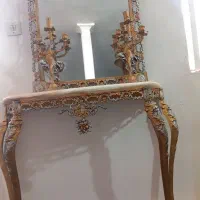 آیینه کنسول و شمعدونی|مبلمان خانگی و میز عسلی|الشتر, |دیوار