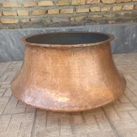 دیگ و مجمعی مسی قدیمی