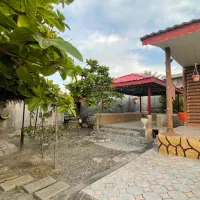 ویلا-باغ-فاریاب-رودان-700-متری-نمای-کلبه-ای