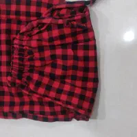 پیژامه قرمز مشکی و سورمه ای مشکی دخترانه