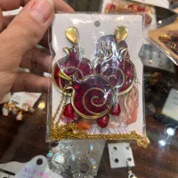 اکسسوری بدلیجات گوشواره یلدایی طرح انار رزینی|بدلیجات|تهران, هاشمآباد|دیوار