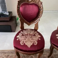 ست میزناهارخوری ۸ نفره استیل با چوب گردو|میز و صندلی غذاخوری|تهران, ویلاشهر|دیوار