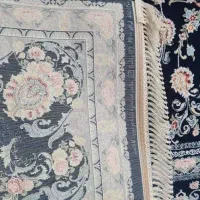 فرش ماشینی ۱۲۰۰ شانه ۹ متری سرمه ای طرح ترمه|فرش|تهران, تهرانسر غربی|دیوار