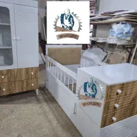 تخت کمد کودک(مدل گردو)