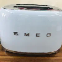 توستر اسمگ SMEG TSF01 آبی پاستلی  نو با جعبه اصل