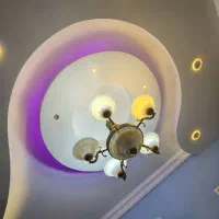 لوستر برنجی 5 شاخه