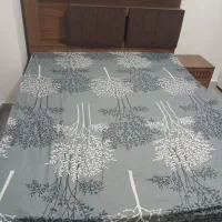 تخت خواب دونفر وپا تختی  واینه درور