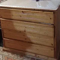 میز دراور ۴ کشو چوب
