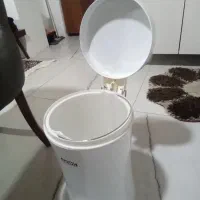 دو عدد سطل تمام فلزی روکش دار