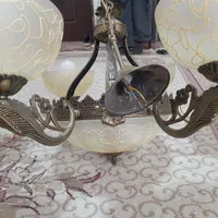 لوستر برنجی ۶ شاخه