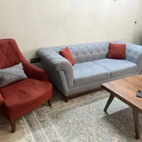 مبل چستر ۸ نفره در حد نو