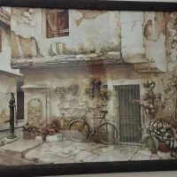 تابلو رنگ روغن و یک عدد تابلو عکس