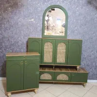 (تولید کننده)ست ایینه کنسول ومیز tv و جاکفشی|بوفه، ویترین، کنسول|اهواز, کمپلو جنوبی|دیوار