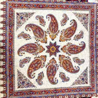 رومیزی قلمکاری|پرده، رانر، رومیزی|تبریز, |دیوار