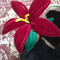 گل لیلیوم هنر دستی بسیارزیبا شاخه ای 270