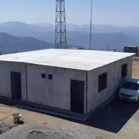 دیوار بتنی و کانکس پیش ساخته