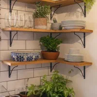 تولید انواع شلف با چوب طبیعی روسی|کتابخانه، شلف، قفسه‌های دیواری|قم, شاه سید علی|دیوار