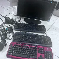 مانیتور و کیبورد و موس