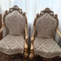 مبل سلطنتی ۹ نفره همراه با میز غذا خوری چهارنفره|مبلمان خانگی و میز عسلی|مرند, |دیوار